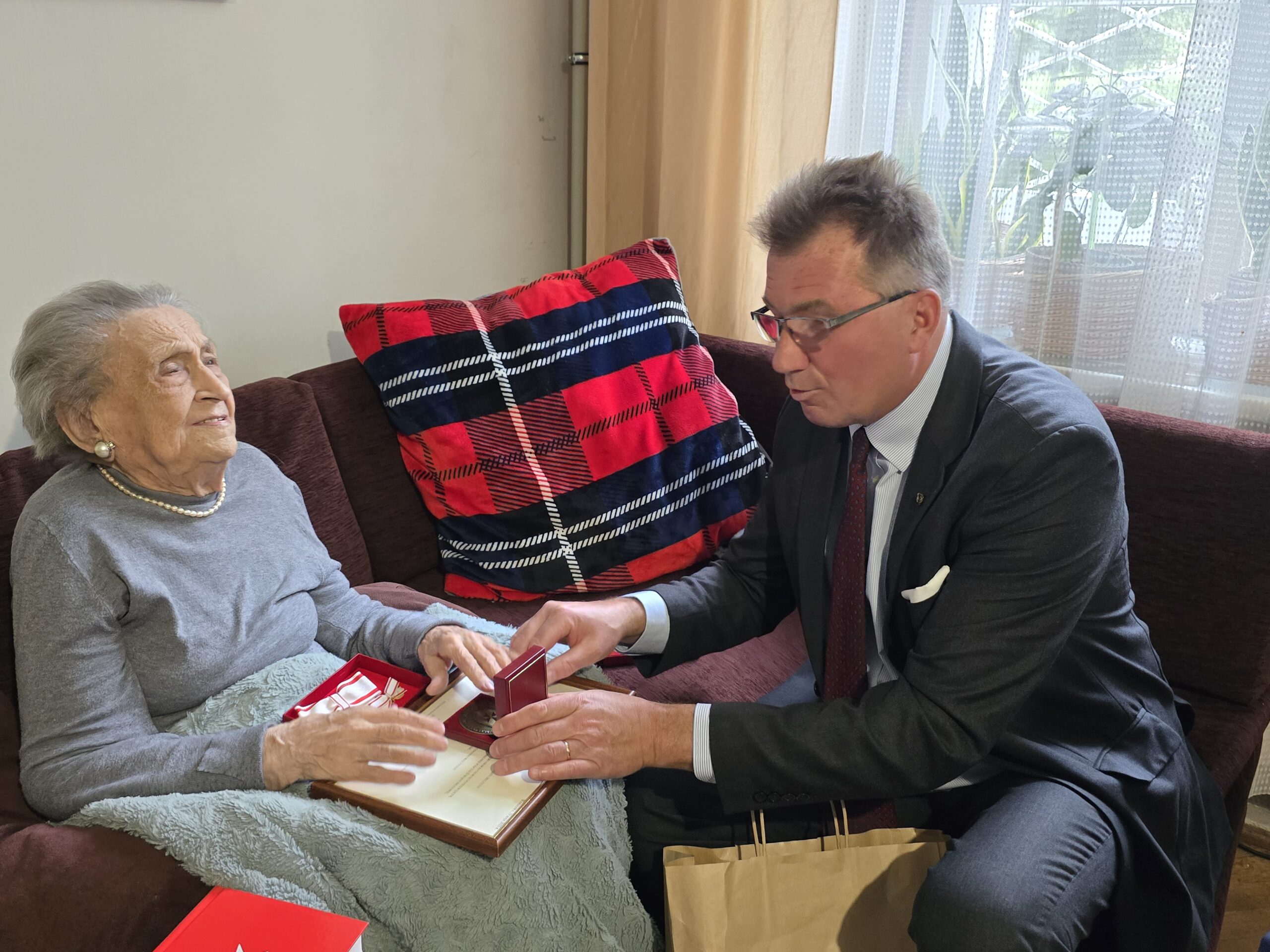 Zofia Bogdan, 104, honoured by the Order of Malta for wartime bravery