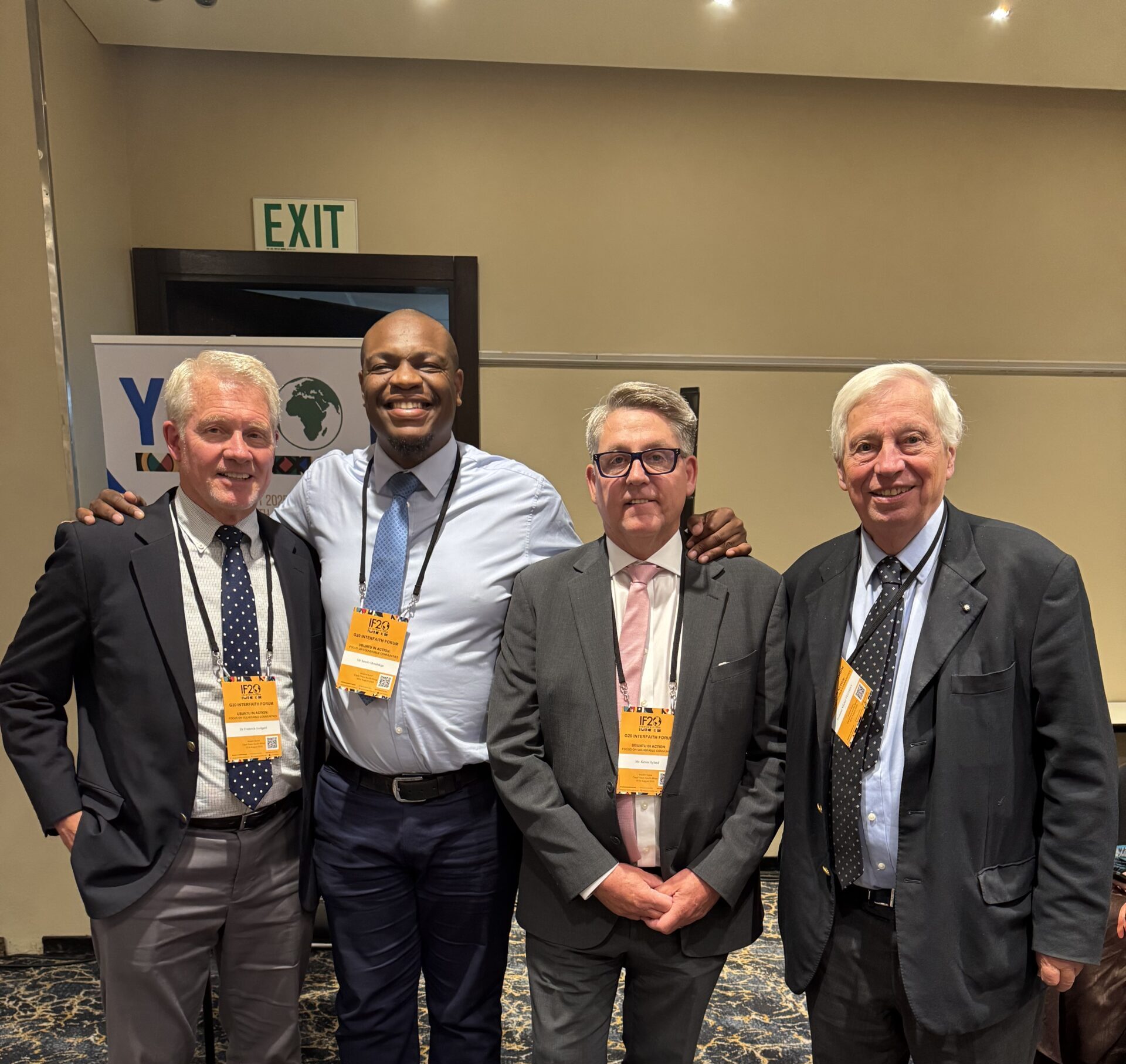 Forum interreligieux du G20, Afrique du Sud : Ubuntu en action : focus sur les communautés vulnérables, Le Cap, du 10 au 14 août 2025