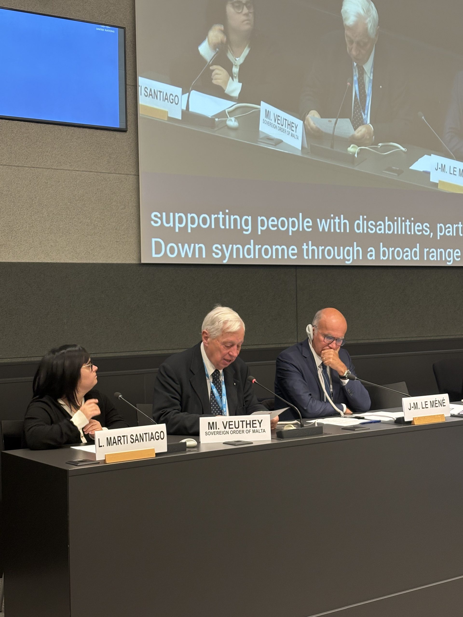 Journée mondiale de la trisomie 21 : de la solitude à l&rsquo;inclusion, allocution de l&rsquo;ambassadeur Michel Veuthey – 19 mars 2026, Palais des Nations, Genève