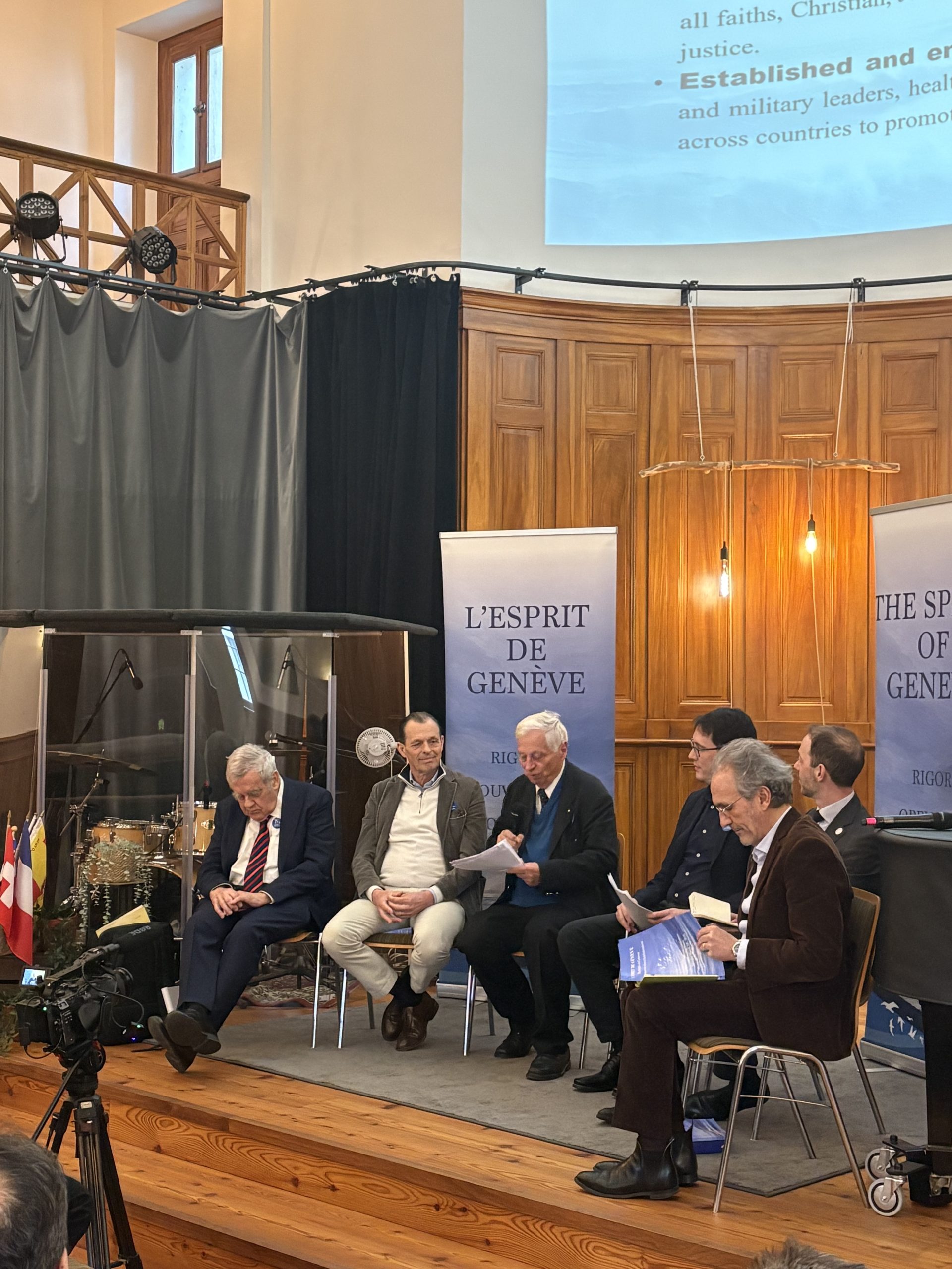 Conférence « l&rsquo;esprit de Genève », intervention de l&rsquo;ambassadeur Michel Veuthey, 28 mars 2026