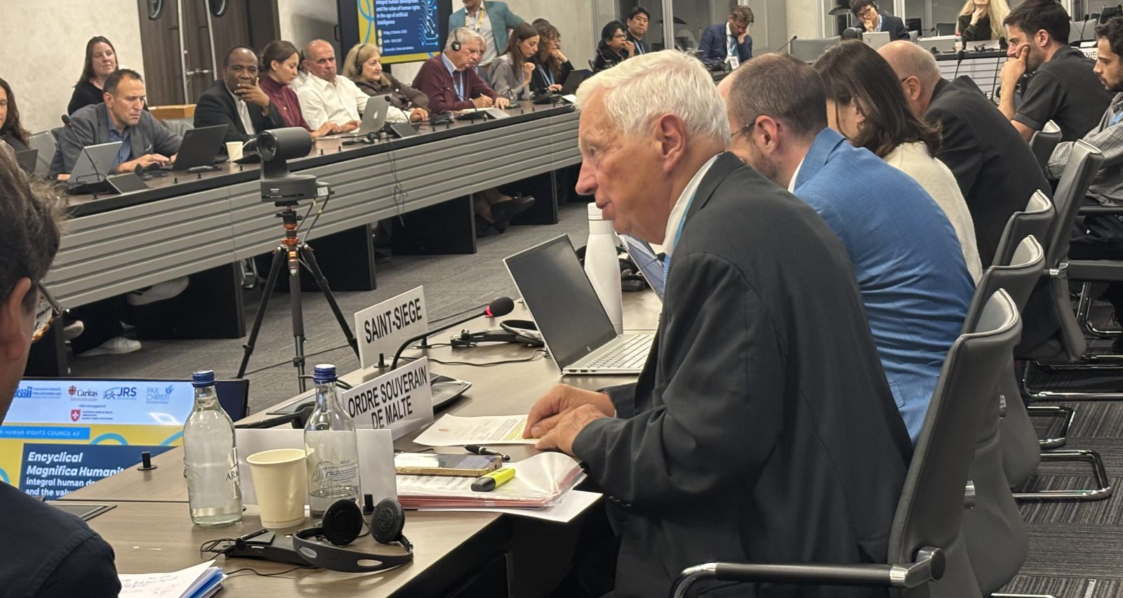 Participation in Magnifica Humanitas side-event HRC63